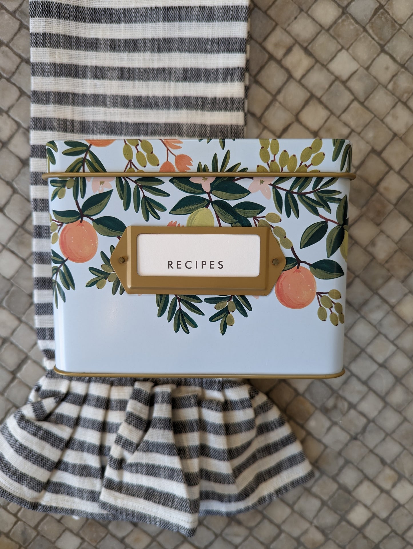 Rifle Paper Co. Recipe Tin