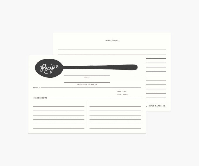 Rifle Paper Co. Recipe Tin