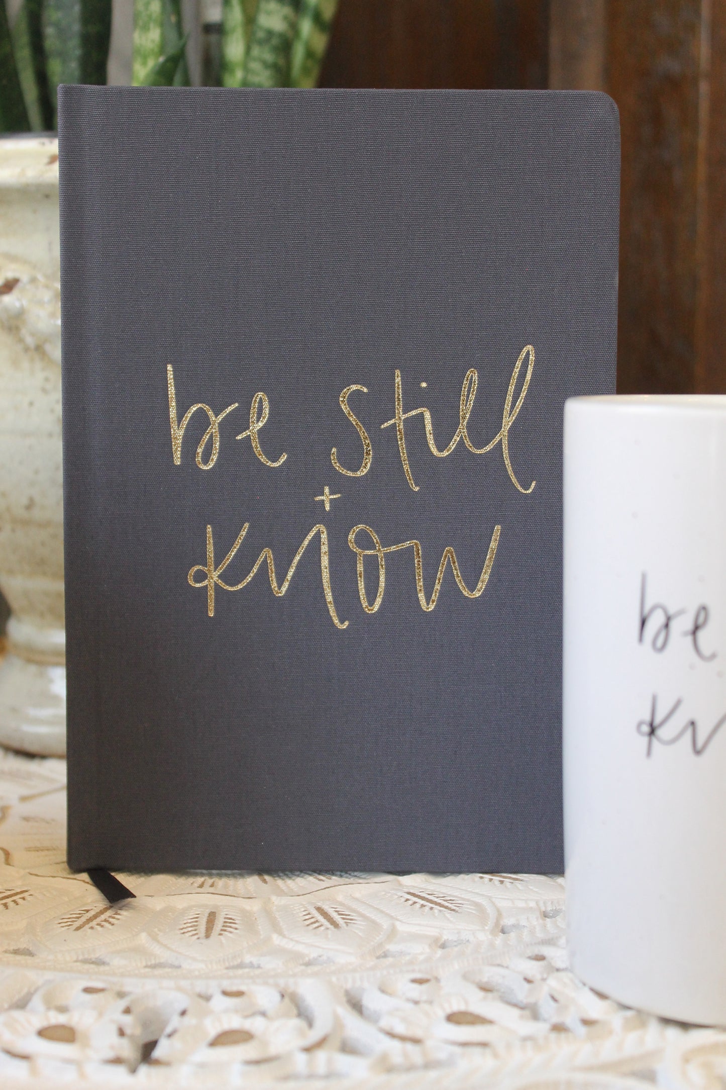 "Be Still + Know" Lined Notebook