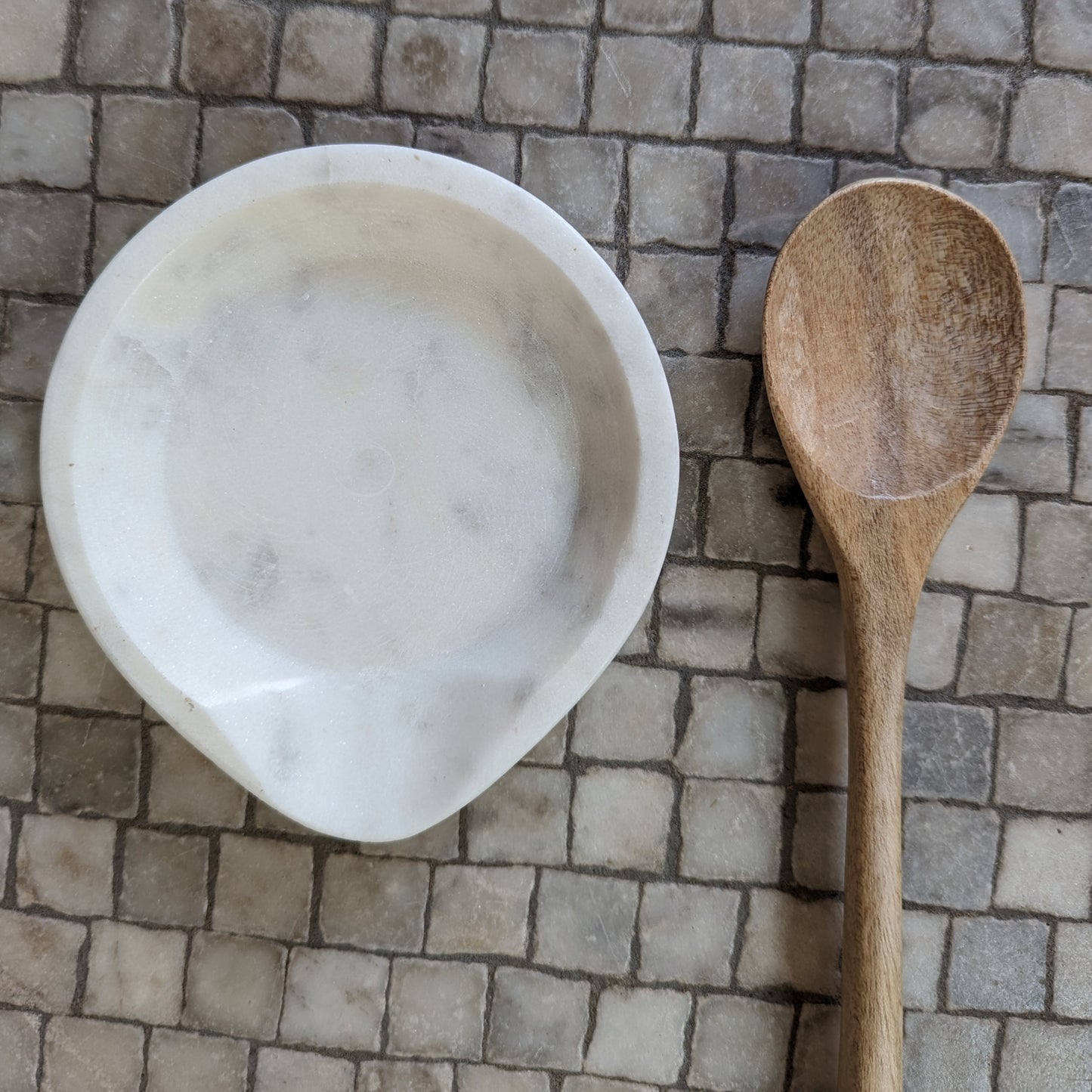 Marble or Gold Spoon Rest